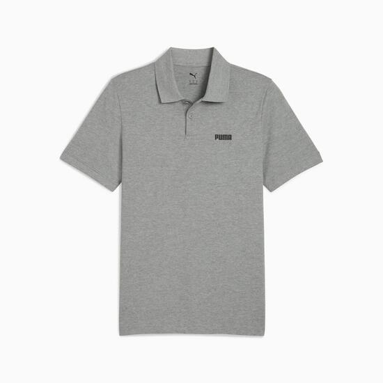 Camisa polo masculina Puma ESS SMALL LOGO PIQUE cinza 68676203 r M (48)