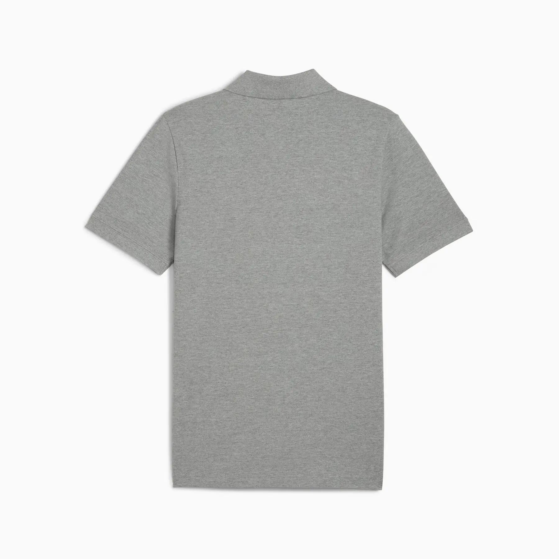 Koszulka polo męska Puma ESS SMALL LOGO PIQUE szara 68676203 r M (48) 2/2