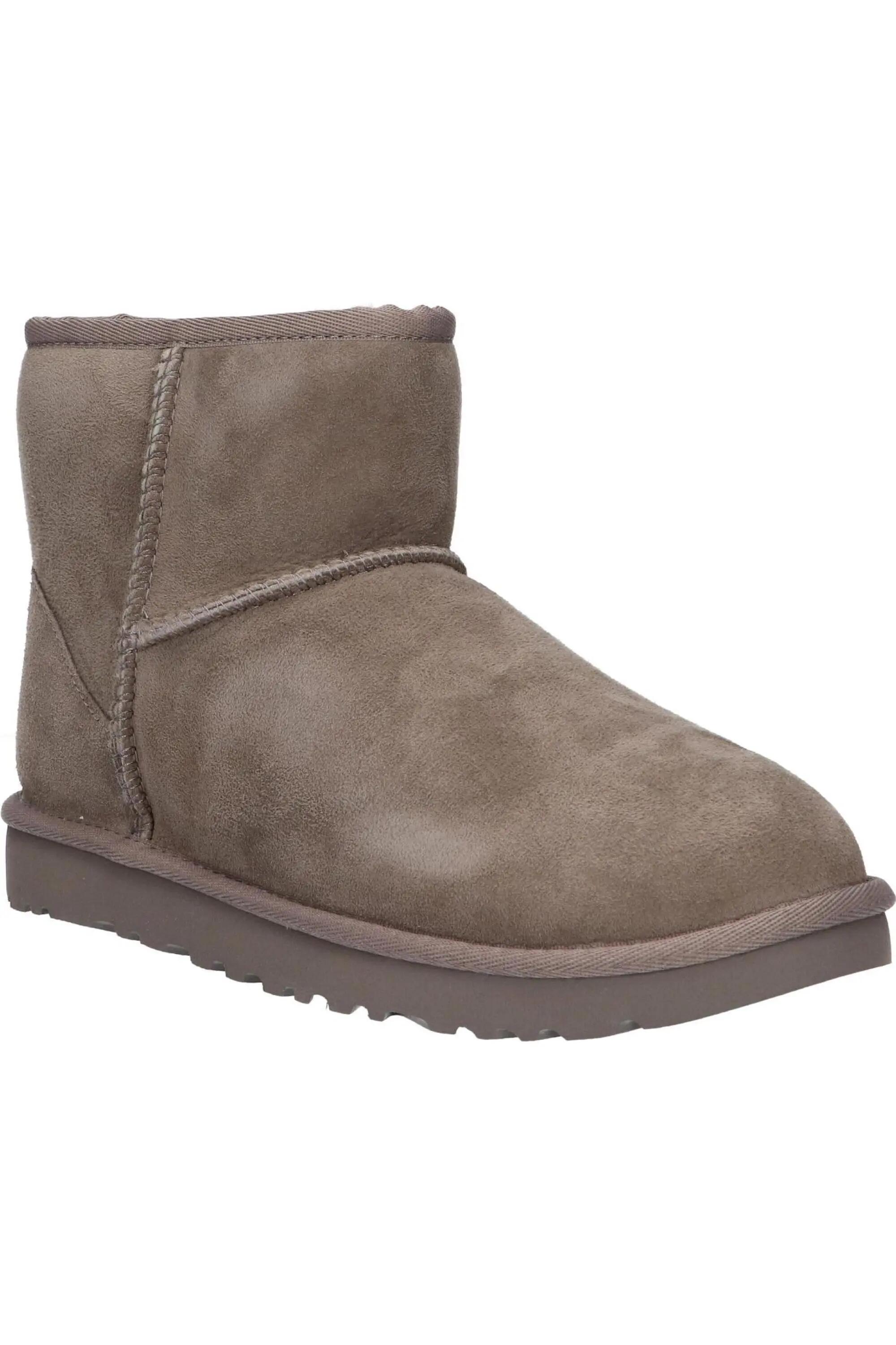 Bottes - femme - nubuck - classic mini ii - smoke plum 2/5