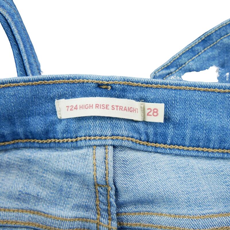 Second life - Jeans femei W28/L23 Levi Strauss 724 talie înaltă - Ca nou
