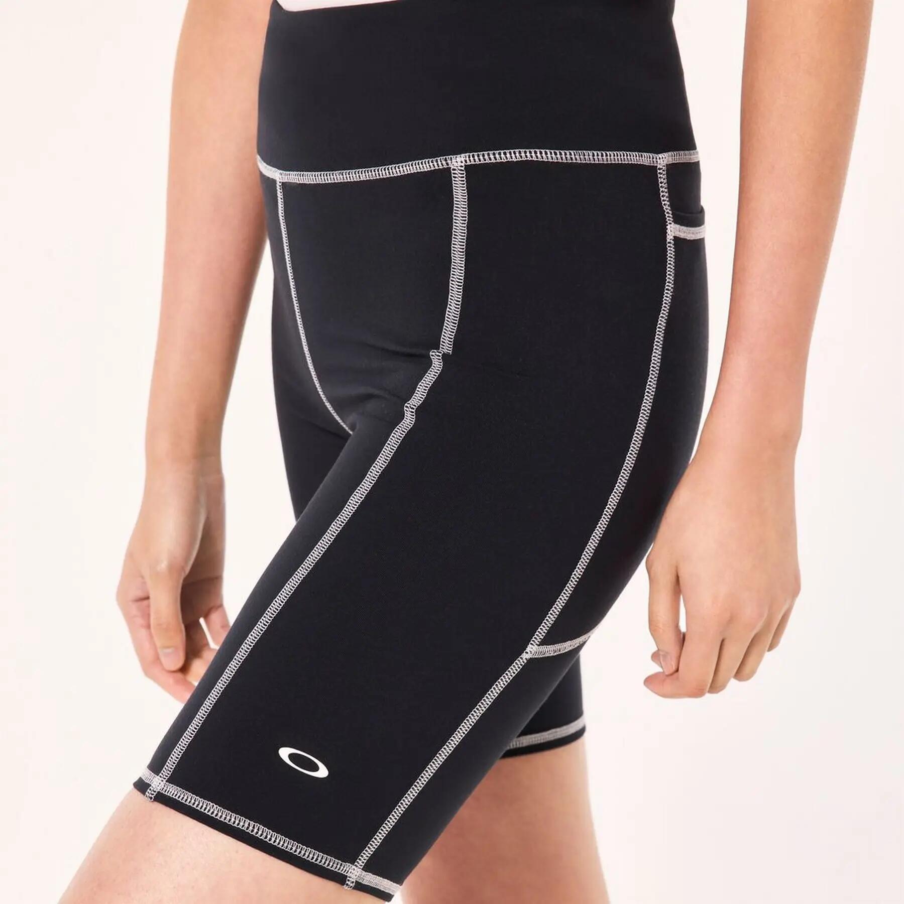 Leggings Oakley FLEX para mujer, color negro, FOA500577-02E, talla XS 6/8