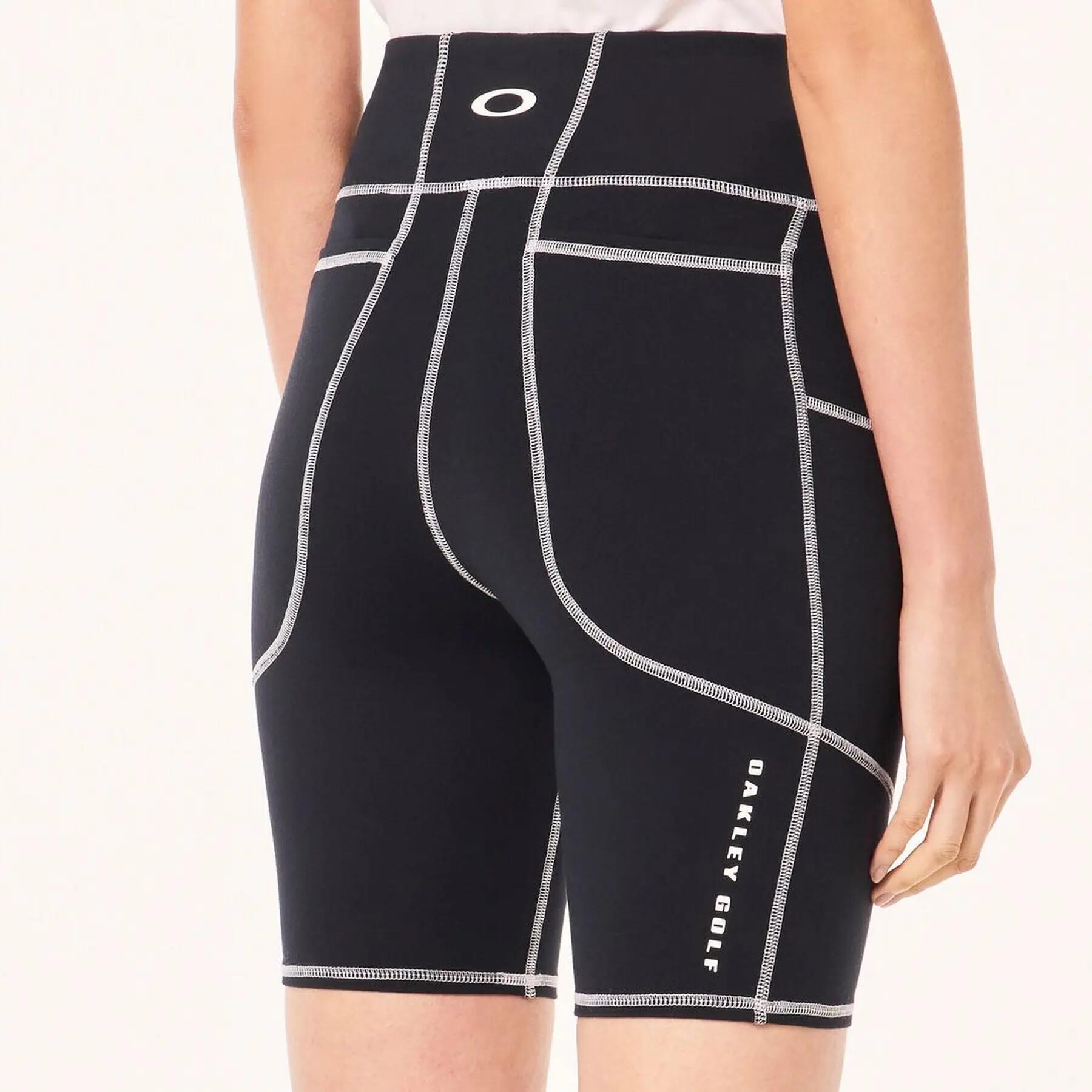 Leggings Oakley FLEX para mujer, color negro, FOA500577-02E, talla XS 5/8
