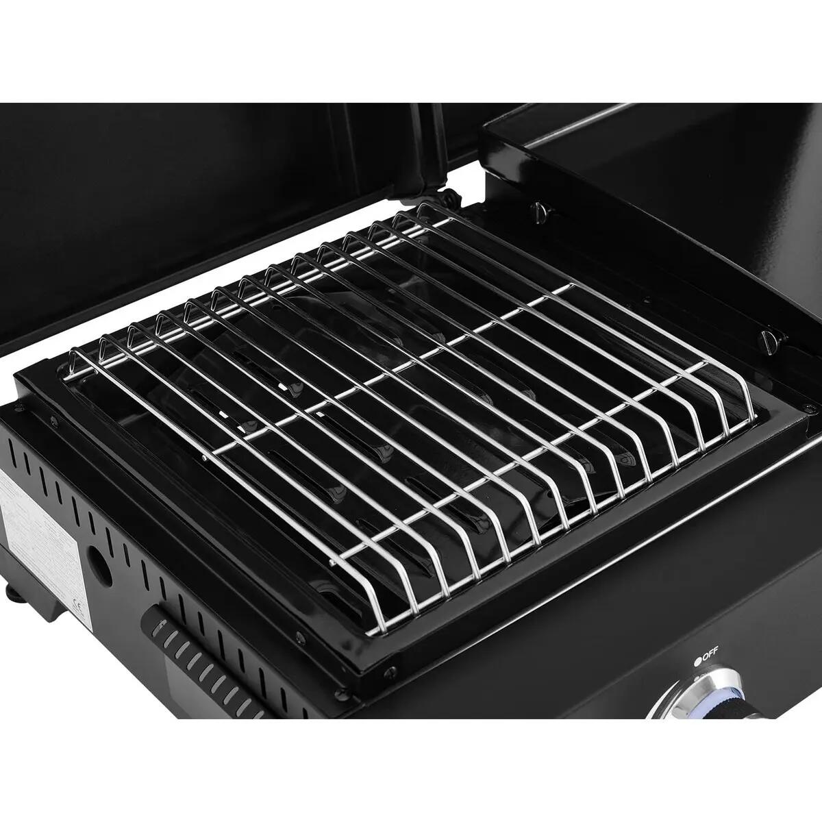 Plancha-grill Eldur 3-brander Plus – inclusief deksel en pannenhouder 6/12