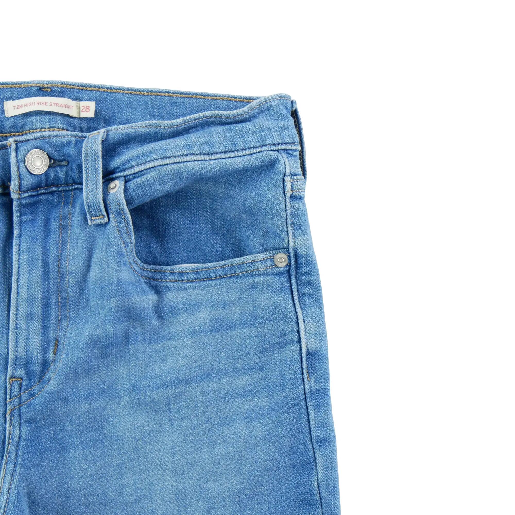 Segunda vida - Jeans Levi Strauss Feminino W28/L23 724 Cintura Alta - Como novo 4/6