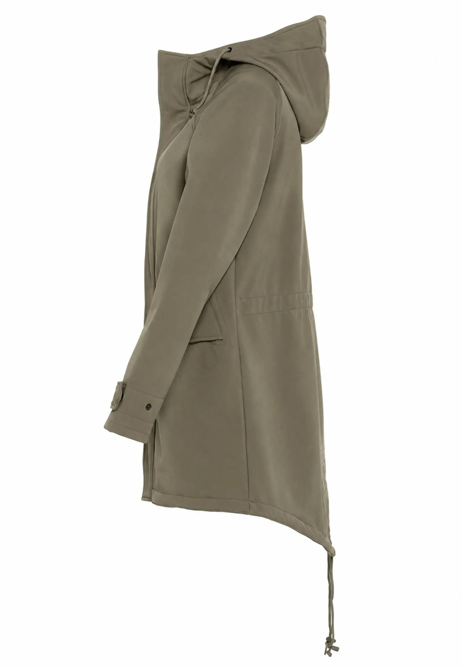 BMS Damenmantel  HafenCity Coat - SoftShell - atmungsaktiv 3/4