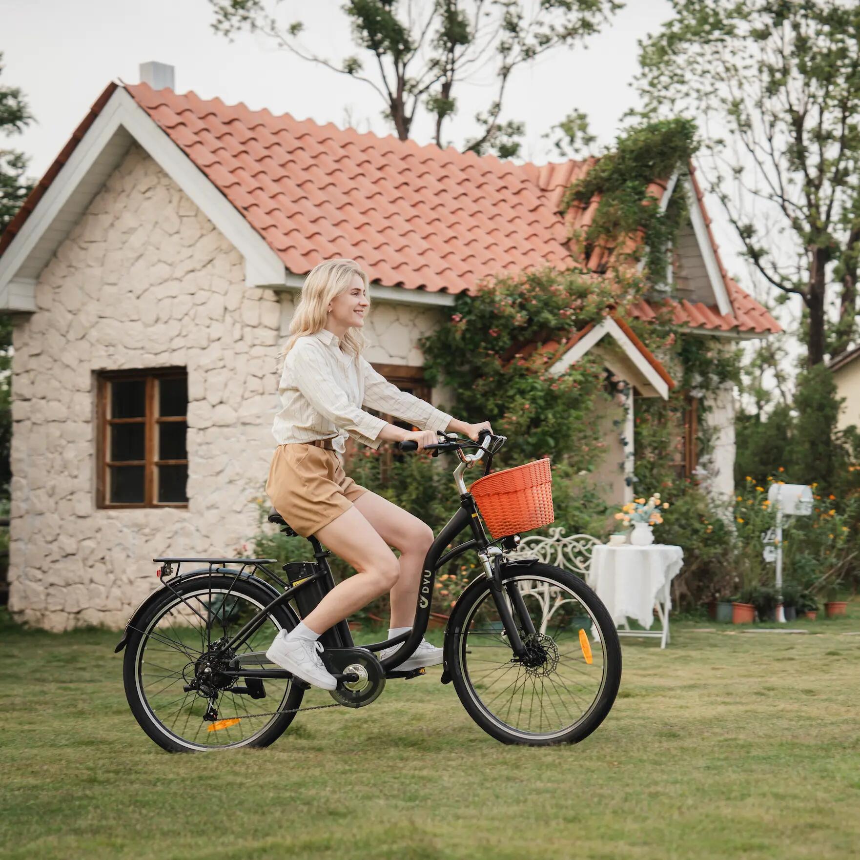 Mestský elektrobicykel pre dospelých DYU C6 36V 12.5Ah lítium batéria 15/15