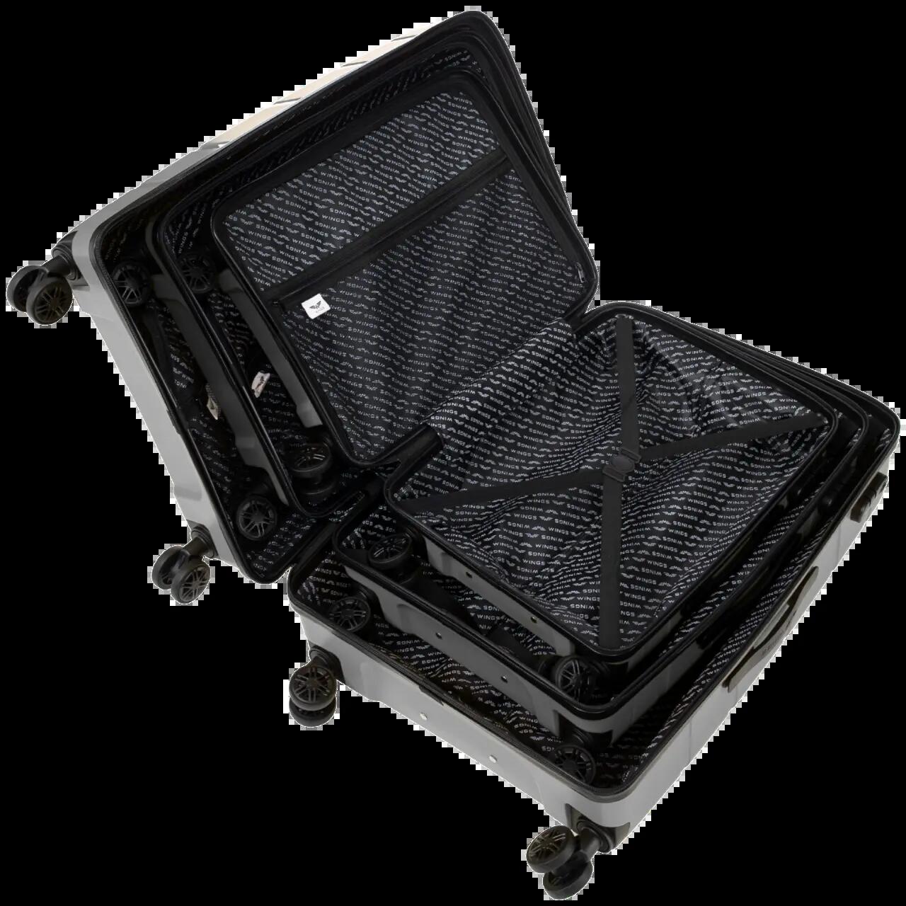 Walizka kabinowa Wings HAWFINCH 3.0 polipropylen  20" CHAMPAGNE 5/8