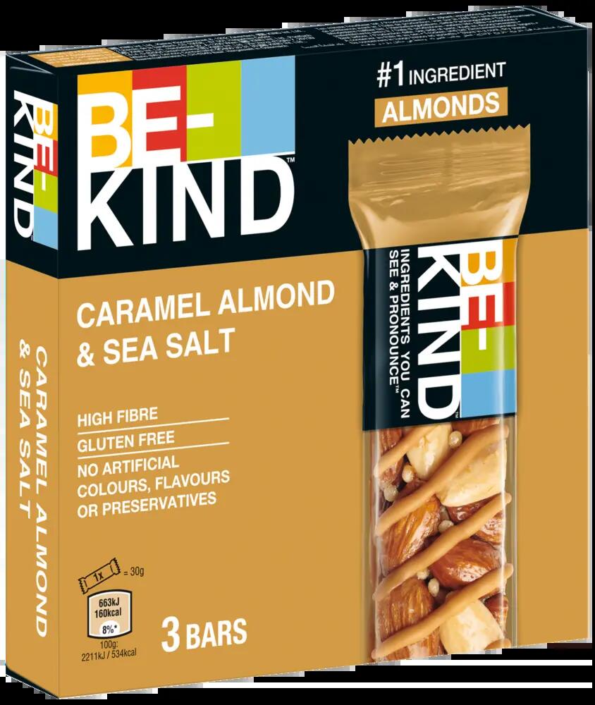 BE-KIND Multipack Mix I 3 Sorten I 27 Riegel Nussriegel für unterwegs & Training 2/4