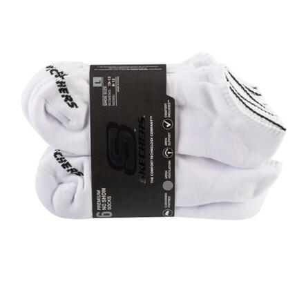 Skarpetki Unisex SKECHERS 1/2 Terry Crew Socks S118210-WHT L