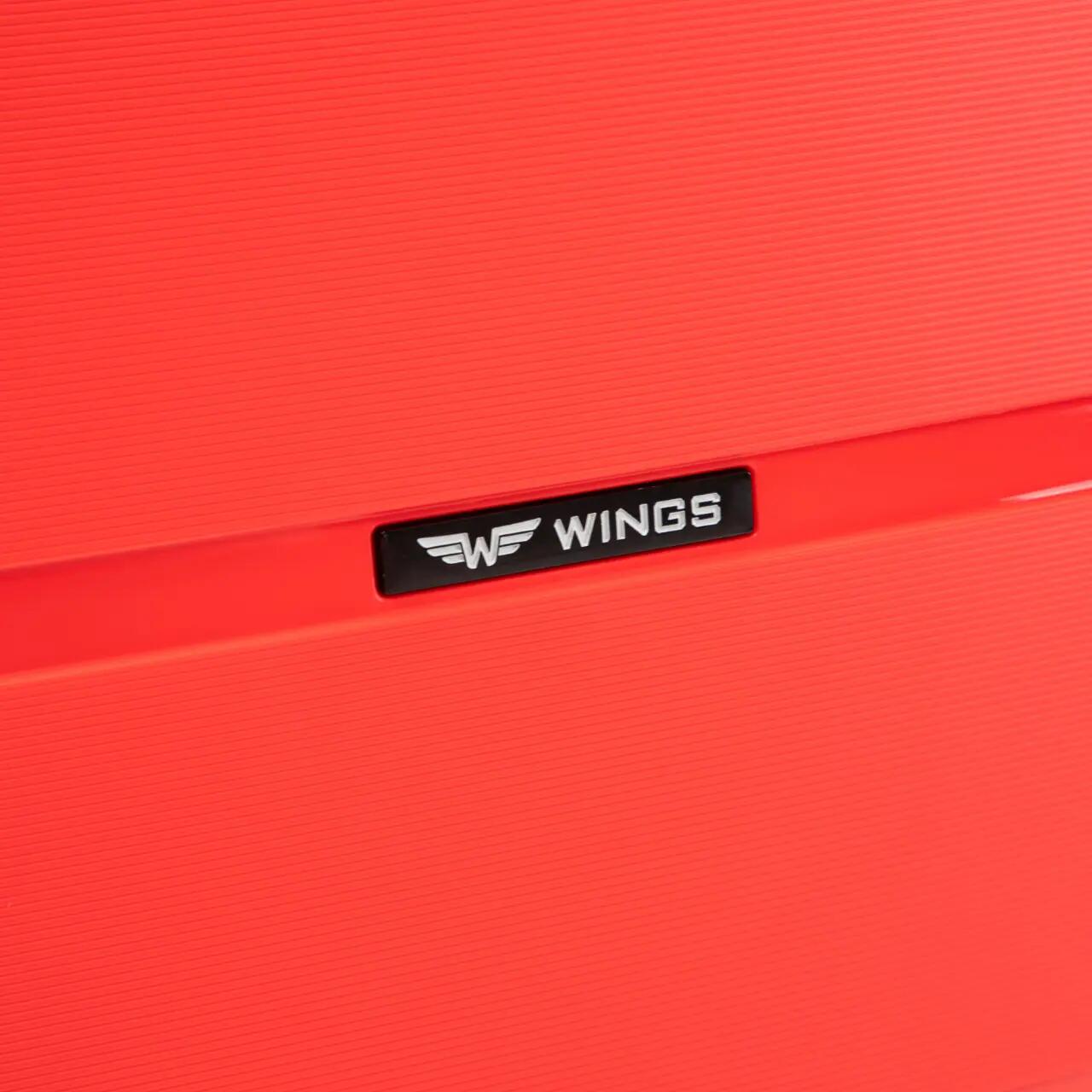 Valise cabine Wings HAWFINCH 3.0 polypropylène 20" ROUGE 9/10