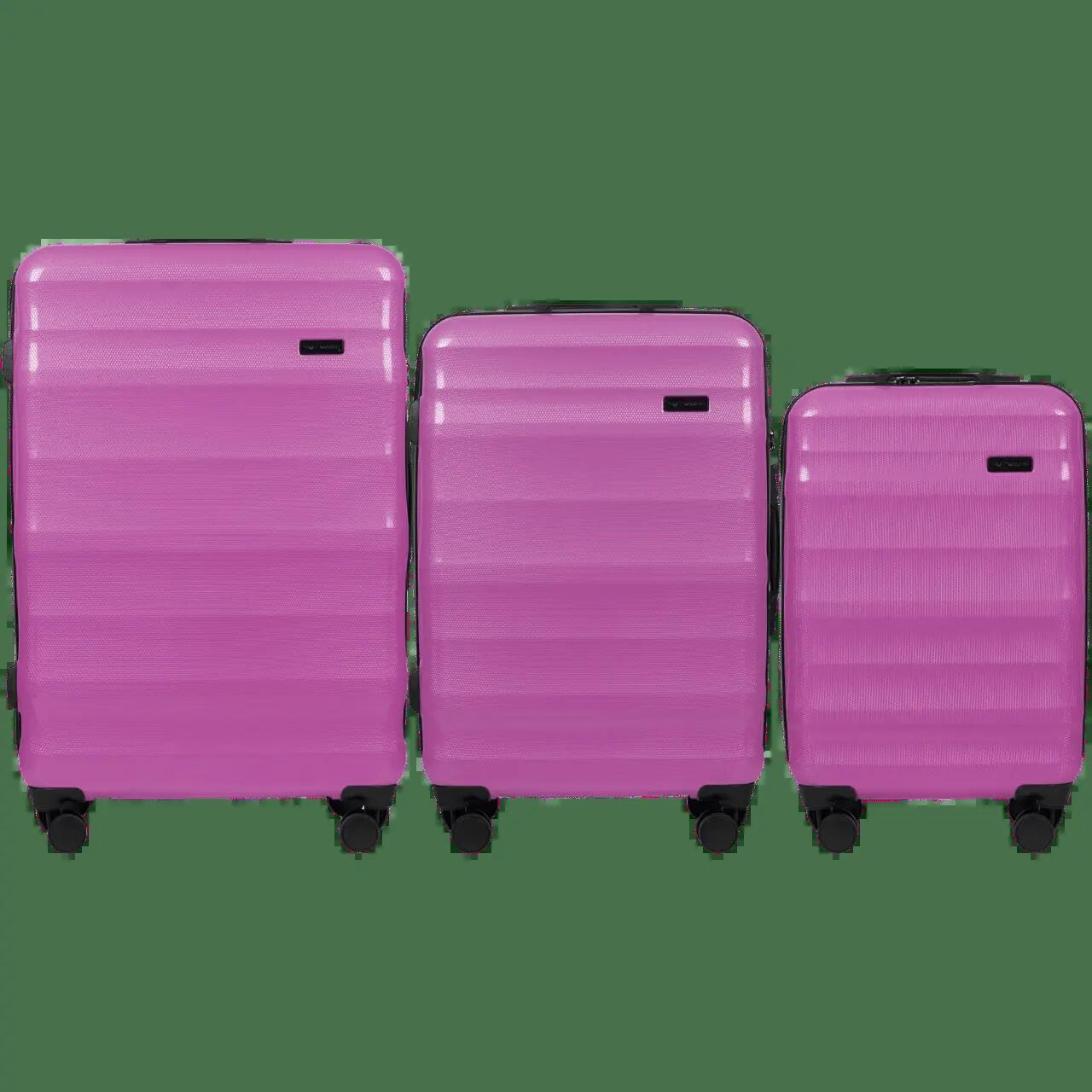 Set van 3 Wings VULTURE PINK-koffers 1/10