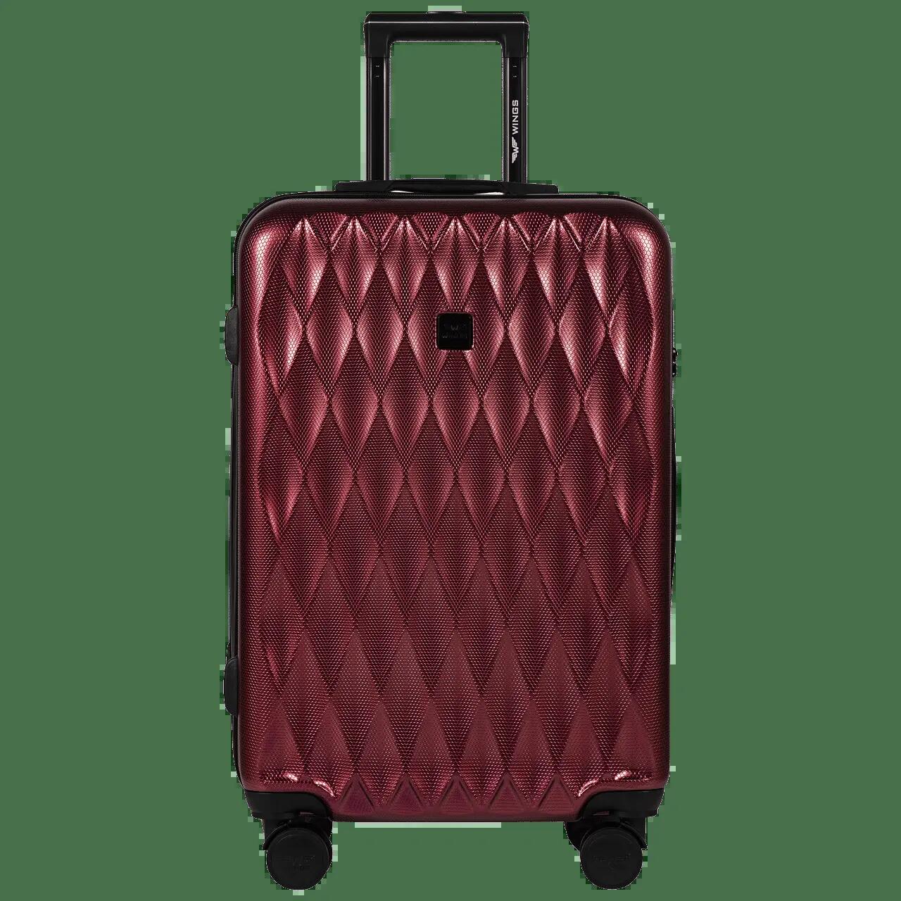Ensemble de 3 valises Wings PC Golden Eagle ROUGE VIN 3/10