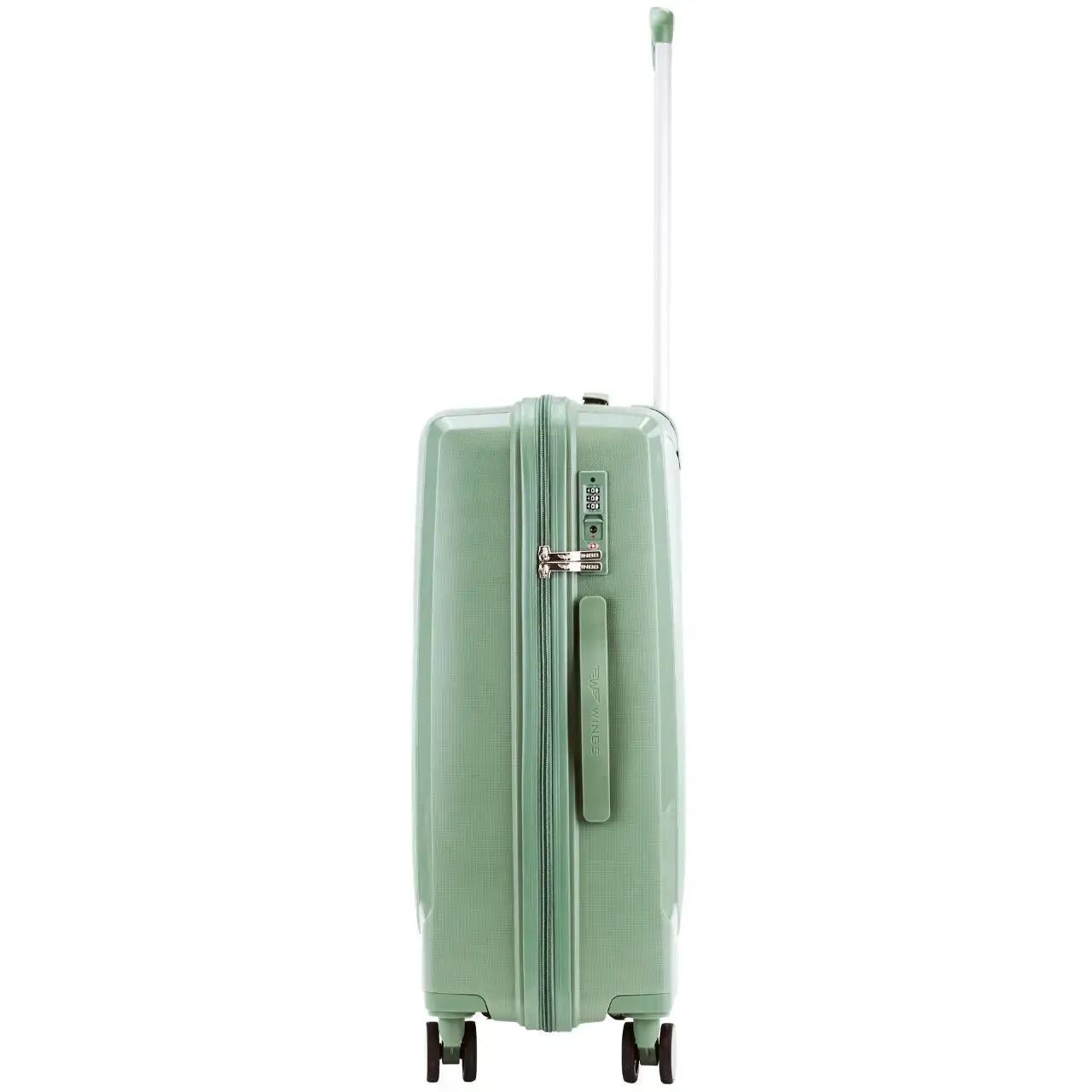 WINGS COCKATIEL handbagagekoffer van polypropyleen 20" ARMY GREEN 4/10
