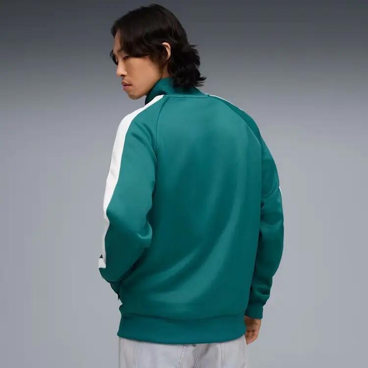 Felpa da uomo Puma T7 ALWAYS ON TRACK turchese, taglia XL 4/5