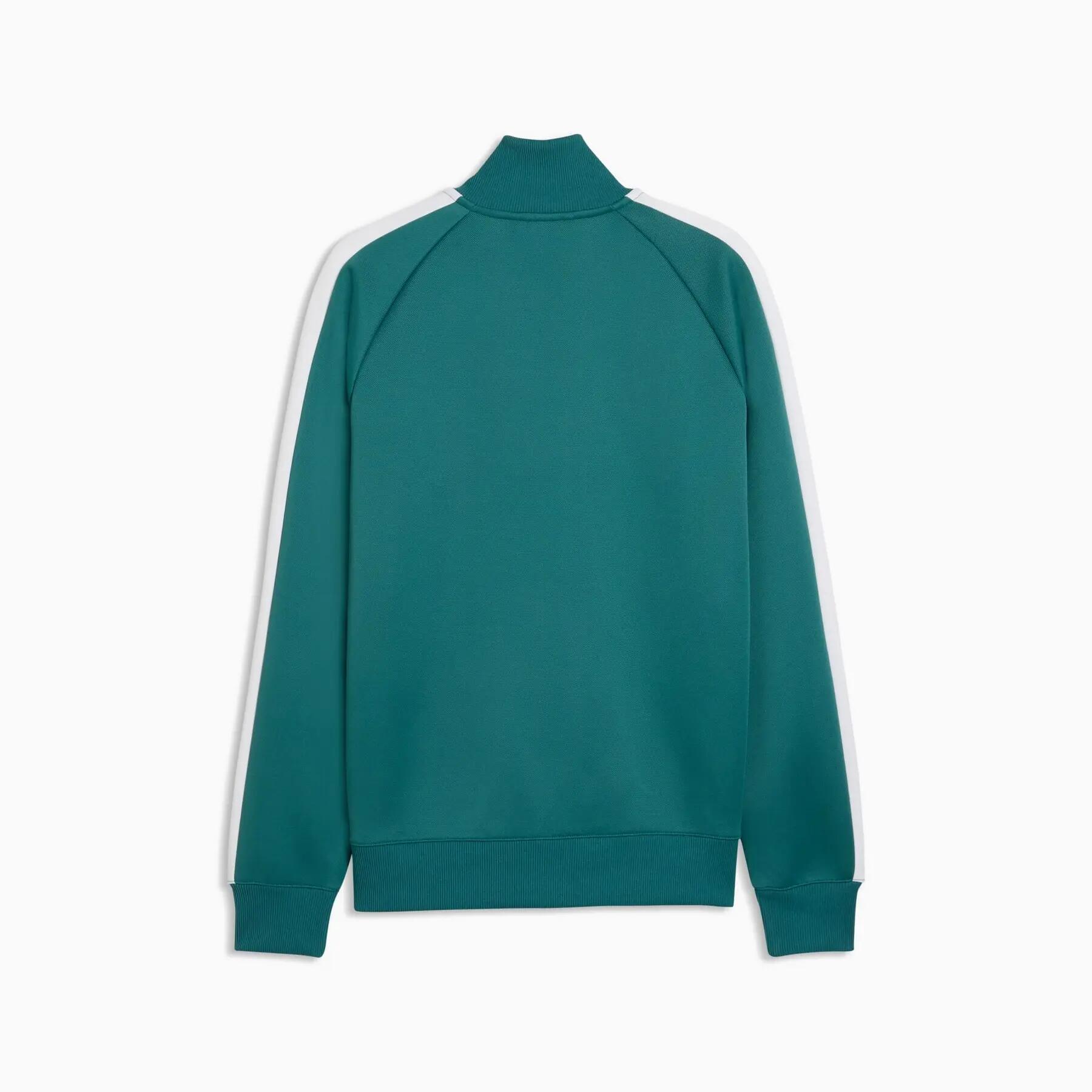 Felpa da uomo Puma T7 ALWAYS ON TRACK turchese, taglia XL 2/5