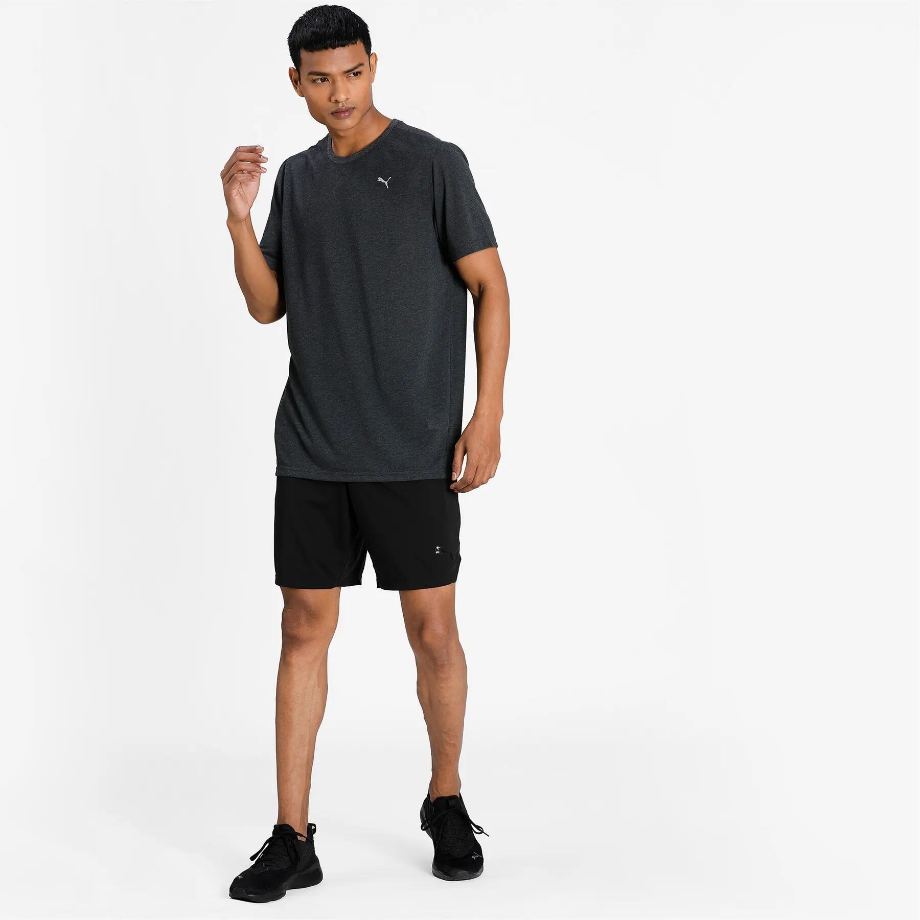Puma PERFORMANCE HEATHER heren T-shirt grijs 52031607 r S 6/7