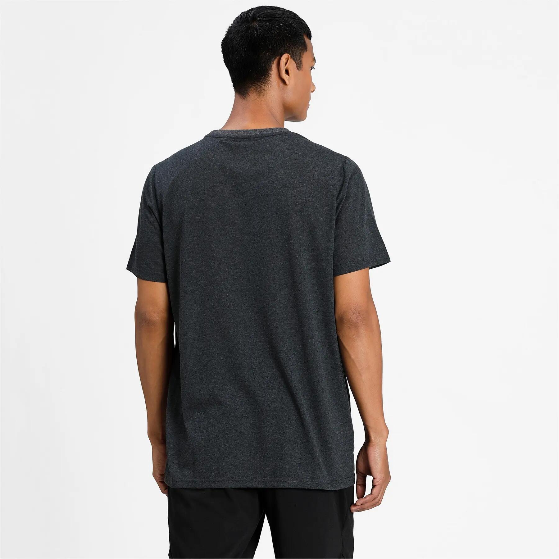Puma PERFORMANCE HEATHER heren T-shirt grijs 52031607 r S 5/7