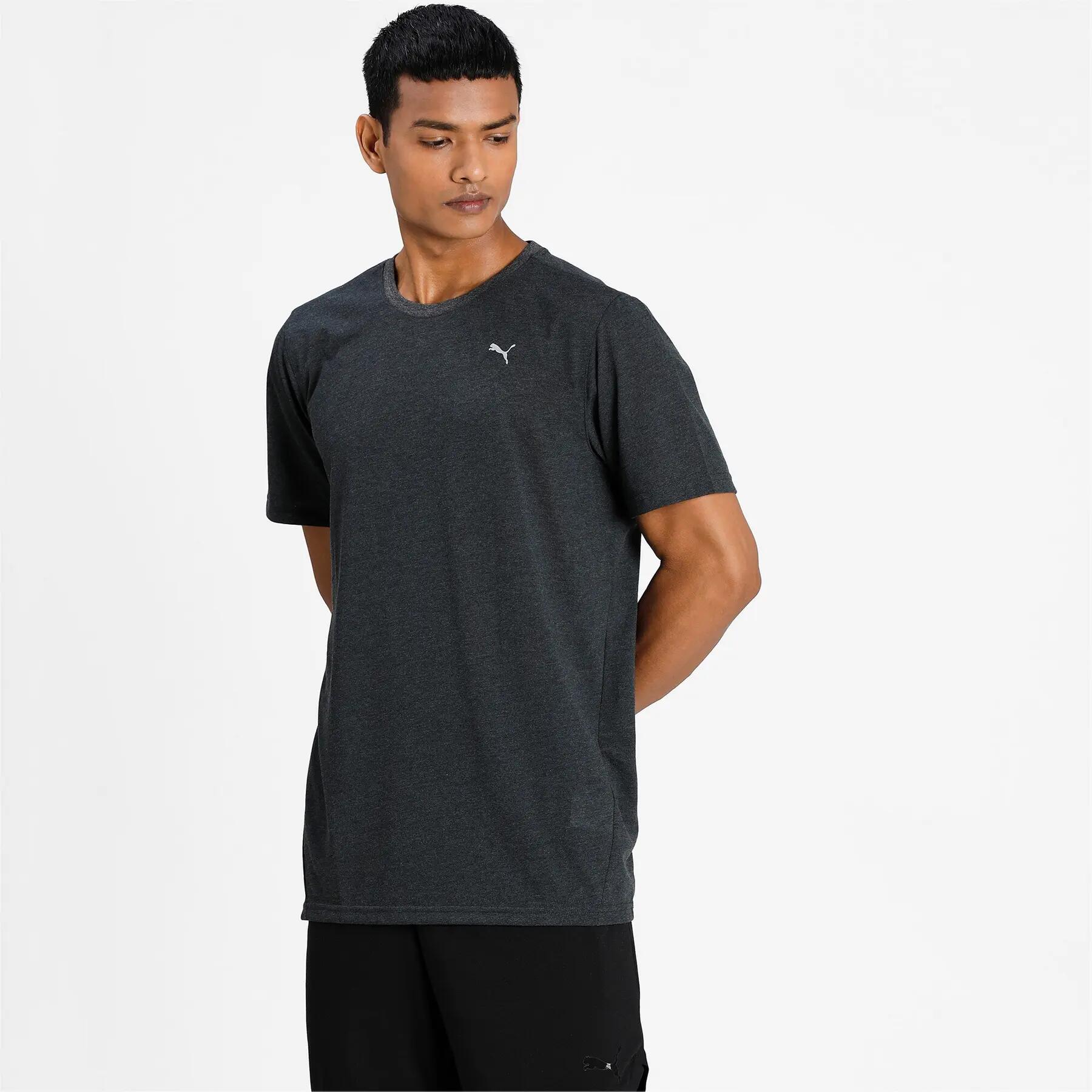 Puma PERFORMANCE HEATHER heren T-shirt grijs 52031607 r S 4/7