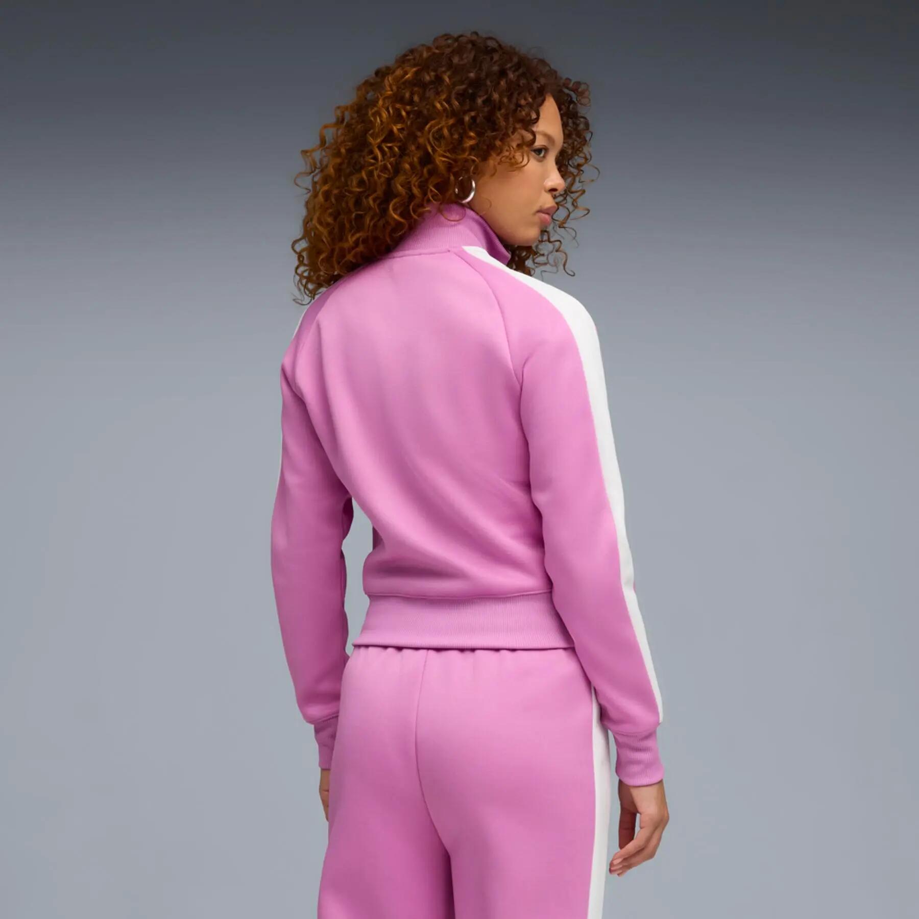 Felpa da donna Puma T7 ALWAYS ON SHORT rosa 62979674 r L 4/5
