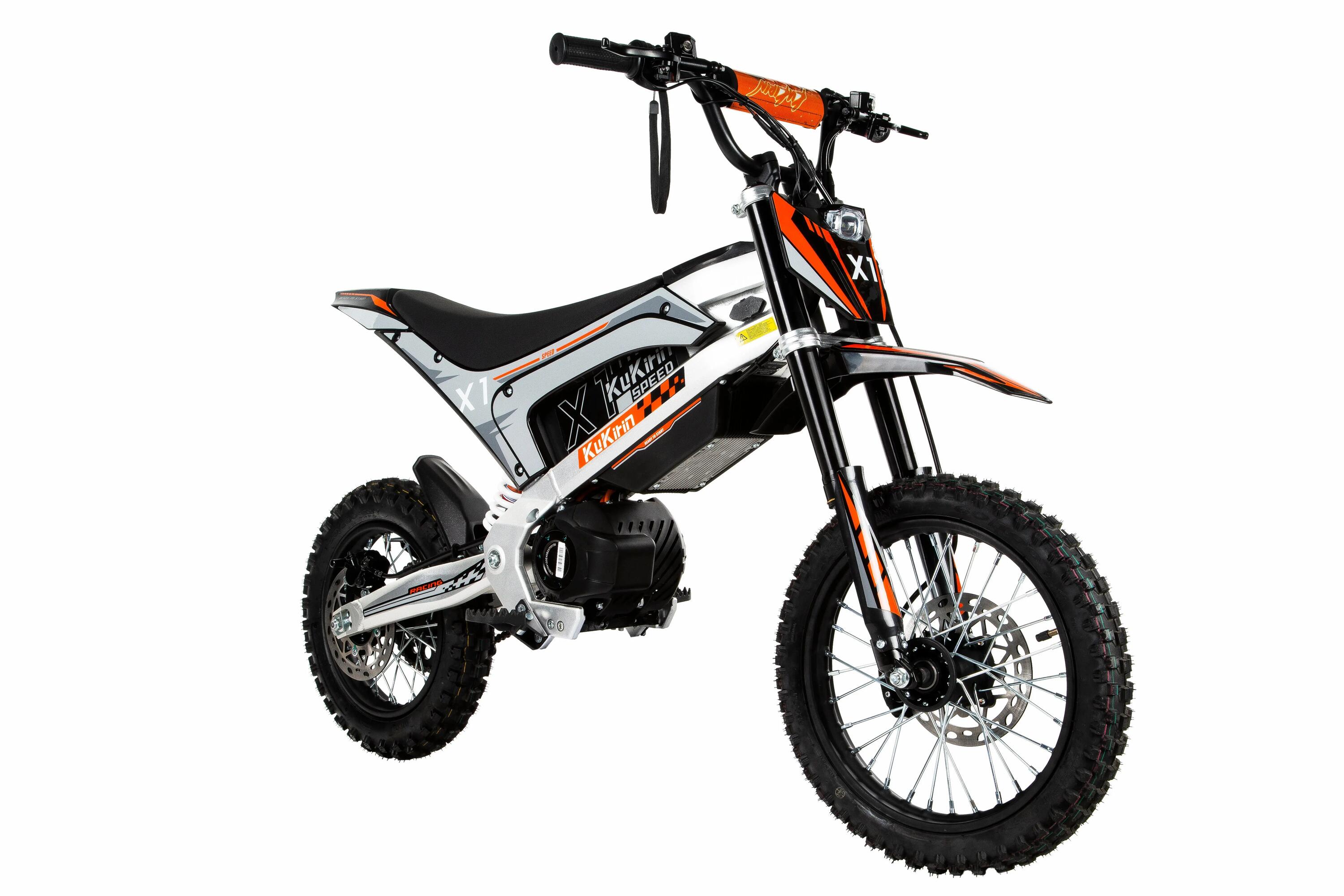 Motocicletta Elettrica KuKirin X1 1000W 48V20.8Ah Freni Dual - Bianco 4/5