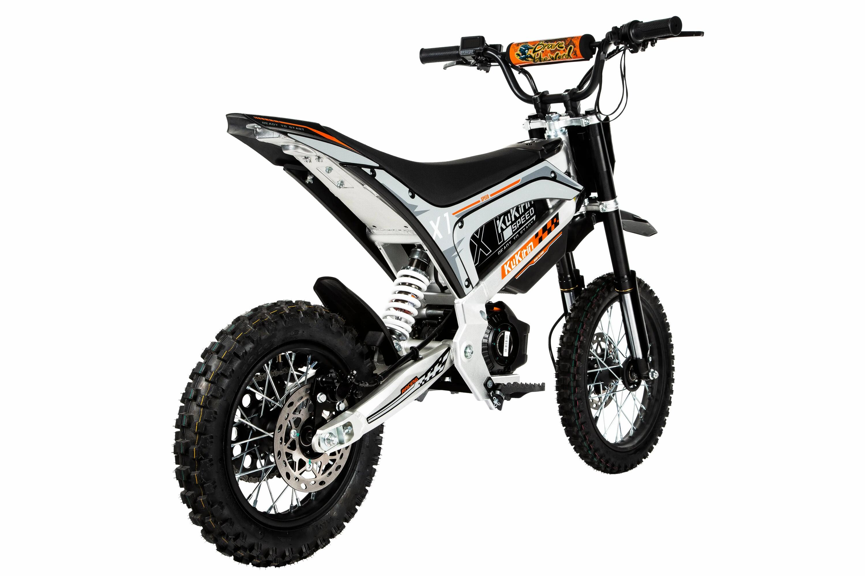 Motocicletta Elettrica KuKirin X1 1000W 48V20.8Ah Freni Dual - Bianco 3/5