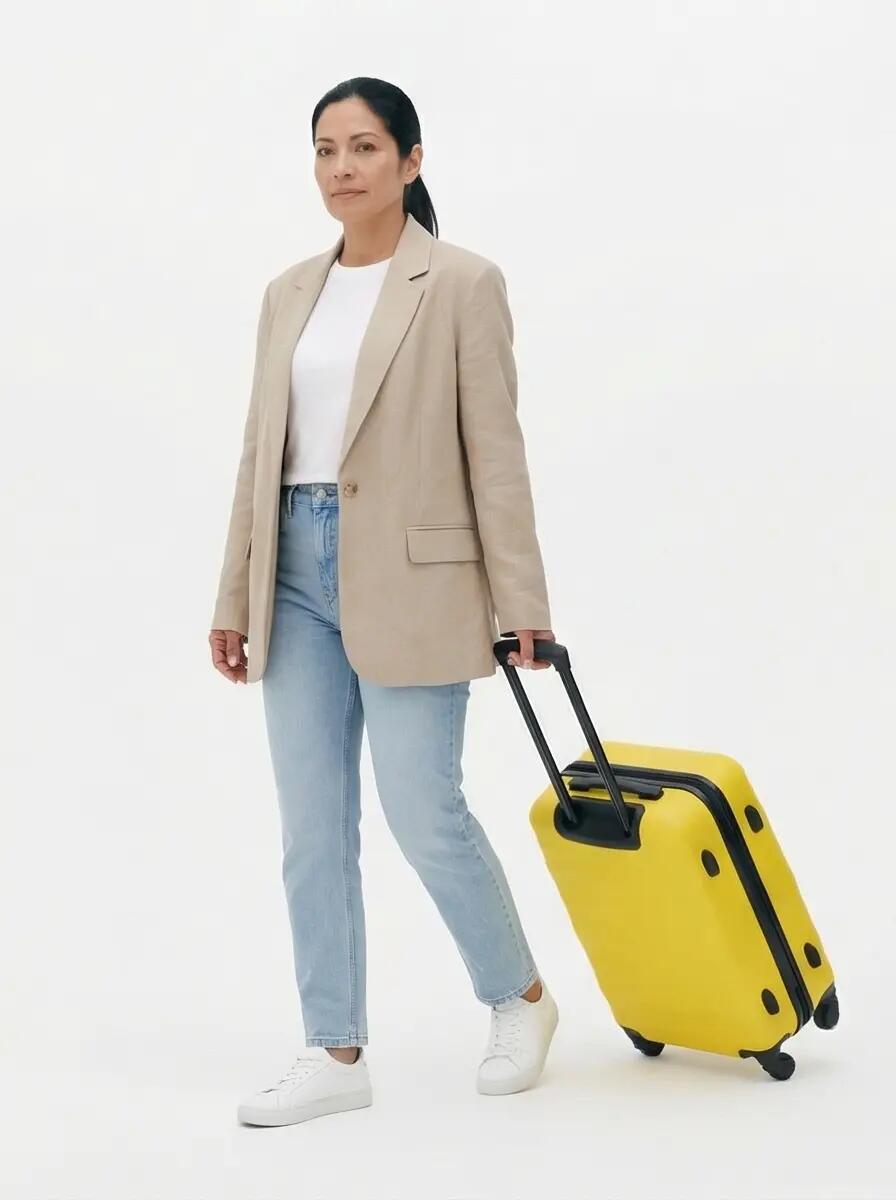 Valise MOYENNE WINGS ABS+ VULTURE 24" Jaune 4/10