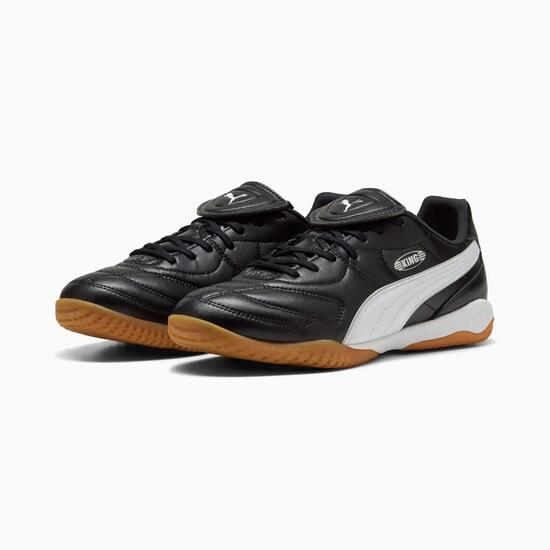 Tênis de futsal masculino Puma KING LIGA IT preto 10847701 tamanho 42,5