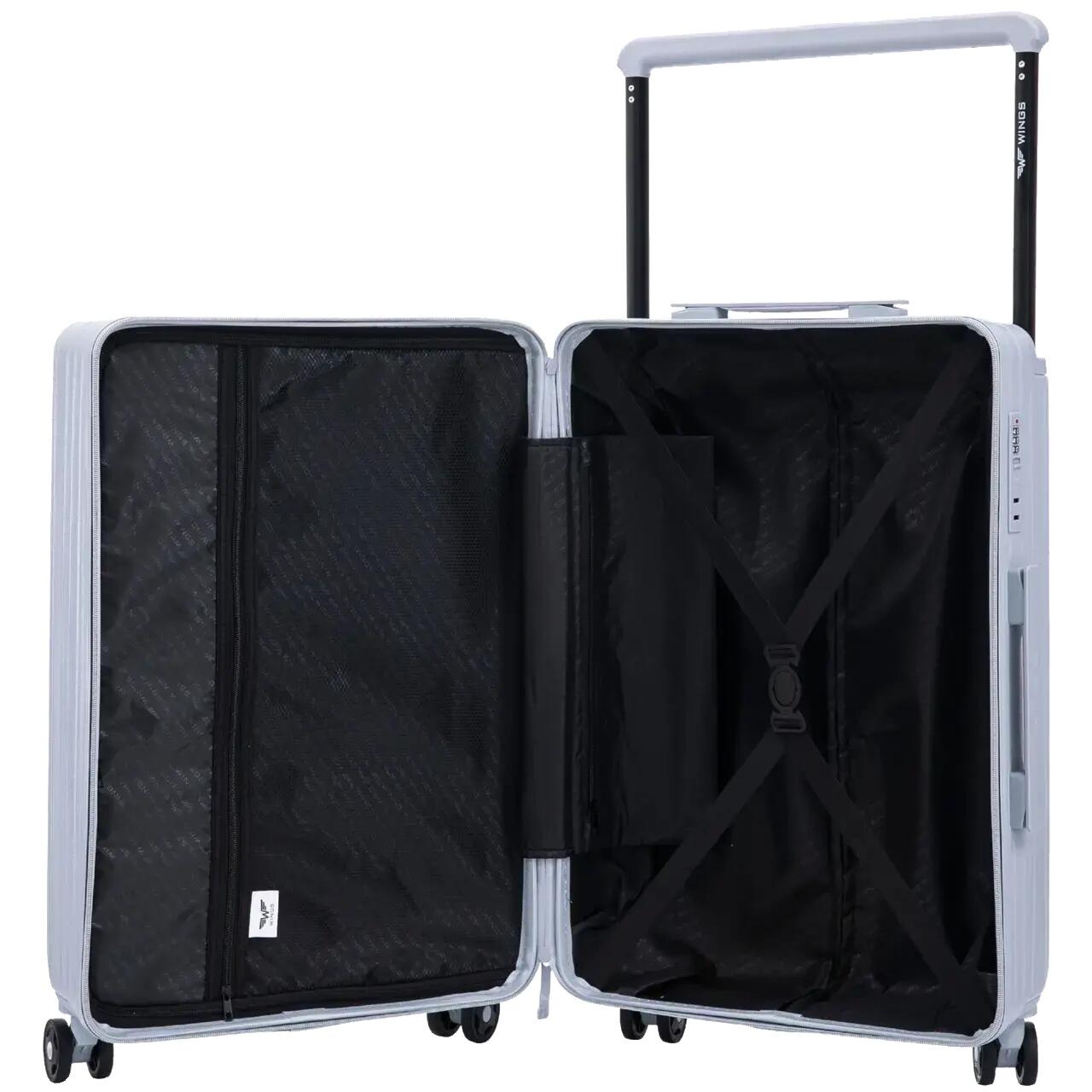 Valise cabine Wings BUNTING ABS+ 20" BLEU PASTEL 8/10
