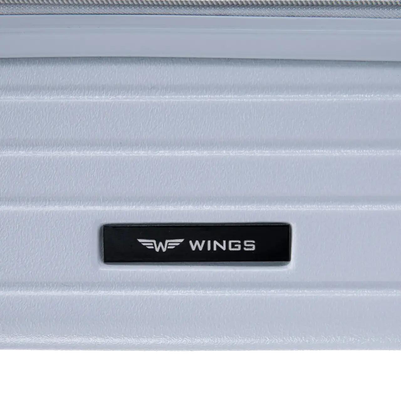 Valise cabine Wings BUNTING ABS+ 20" BLEU PASTEL 7/10