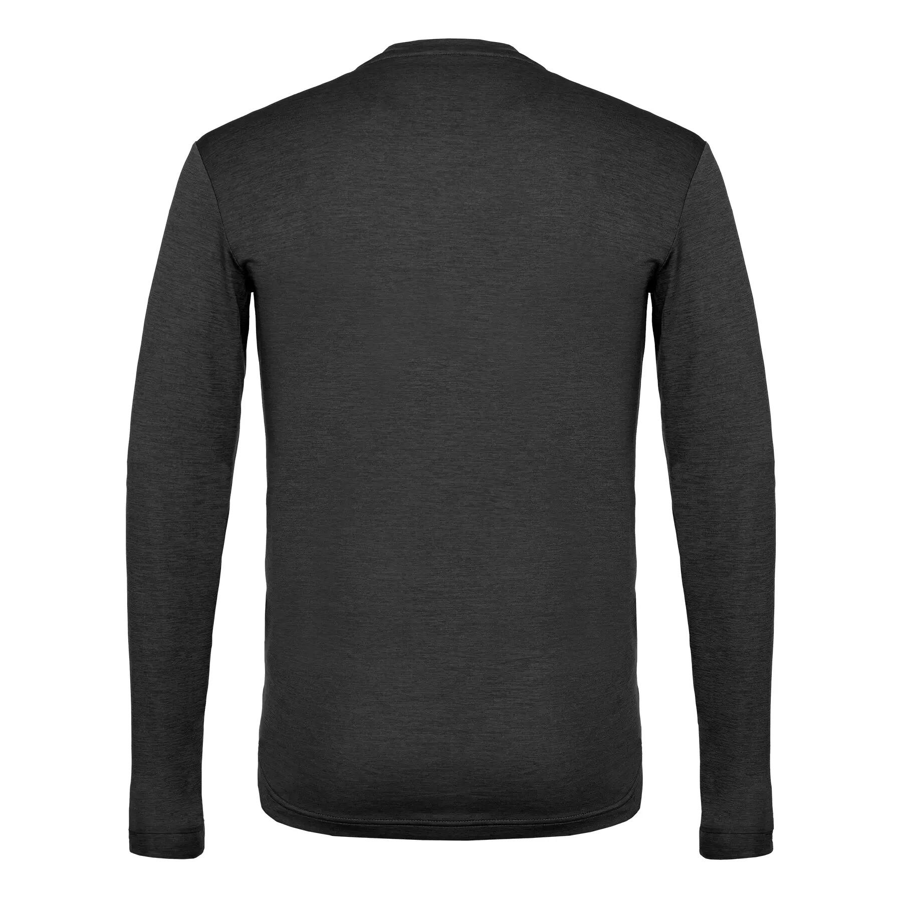 Camisa masculina de manga comprida Salewa PUEZ MELANGE DRY preta r S 2/3