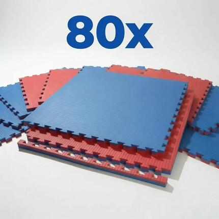 Dalles Tatami Puzzle – Lot de 80 – Tapis de Sport de Combat – 80 m² – 100 x 100