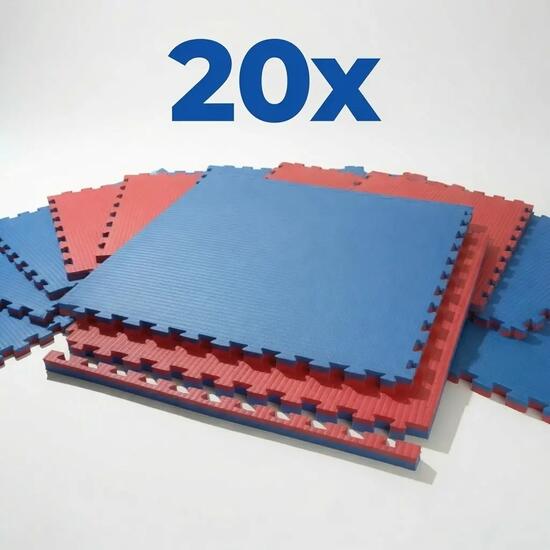 Dalles Tatami Puzzle – Lot de 20 – Tapis de Sport de Combat – 20 m² – 100 x 100