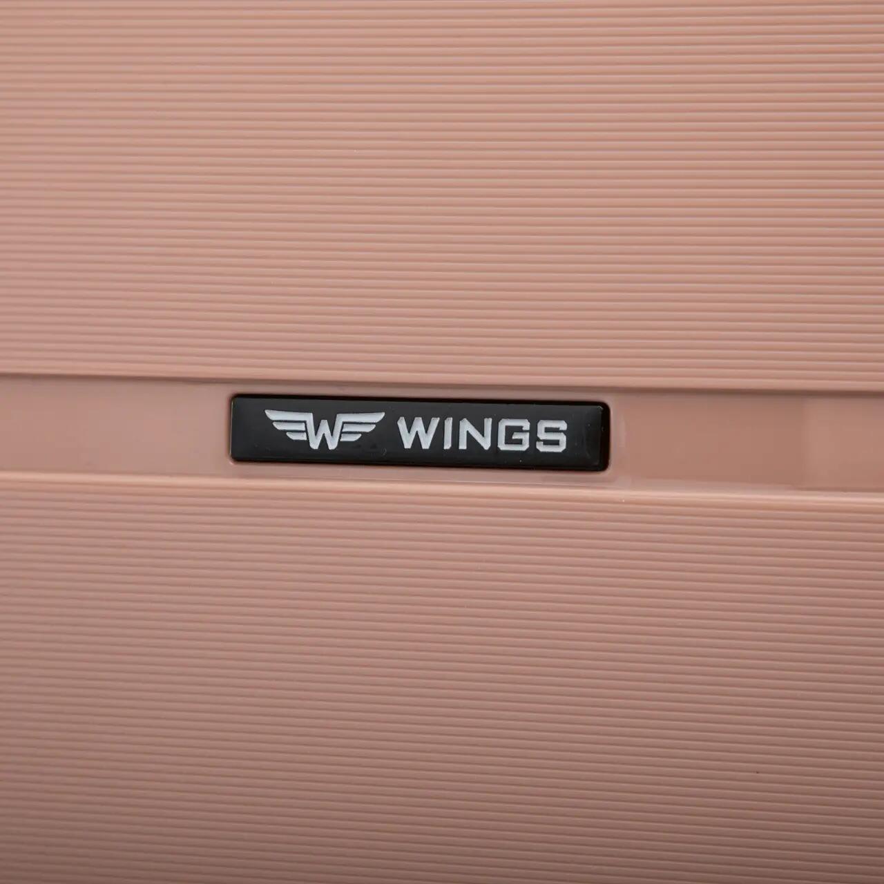Valise cabine Wings HAWFINCH 2.0 polypropylène 20" OR ROSE 7/10