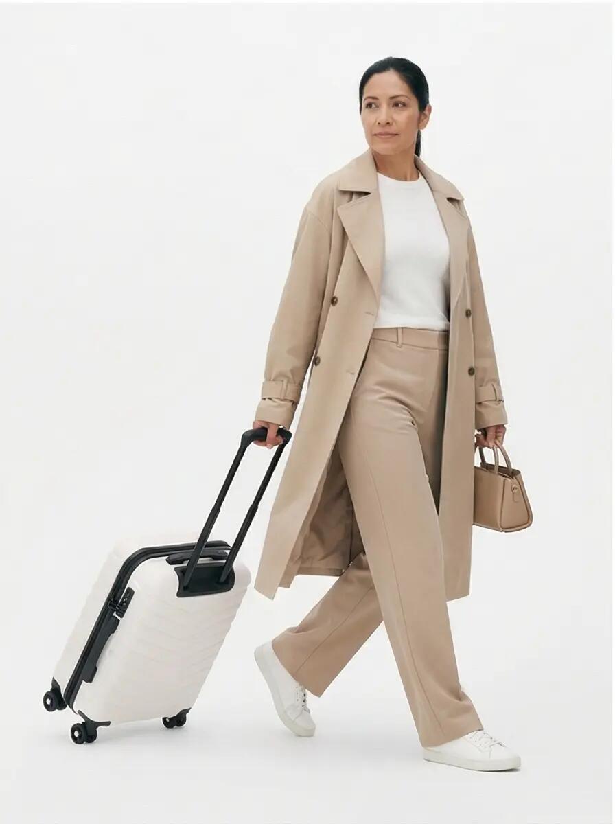 Valise cabine Wings PHOENIX polypropylène 20" BLANCHE 4/10