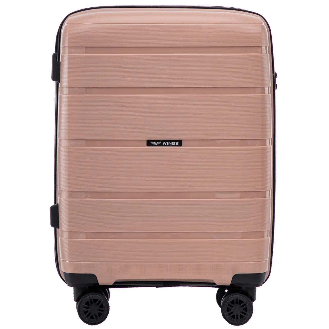 Valise cabine Wings HAWFINCH 2.0 polypropylène 20" OR ROSE 2/10