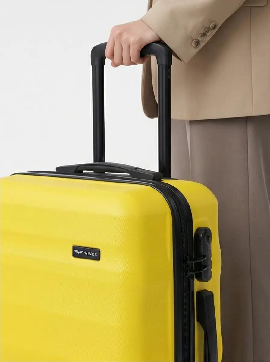 Valise cabine WINGS ABS+ VULTURE 20" Jaune 6/10
