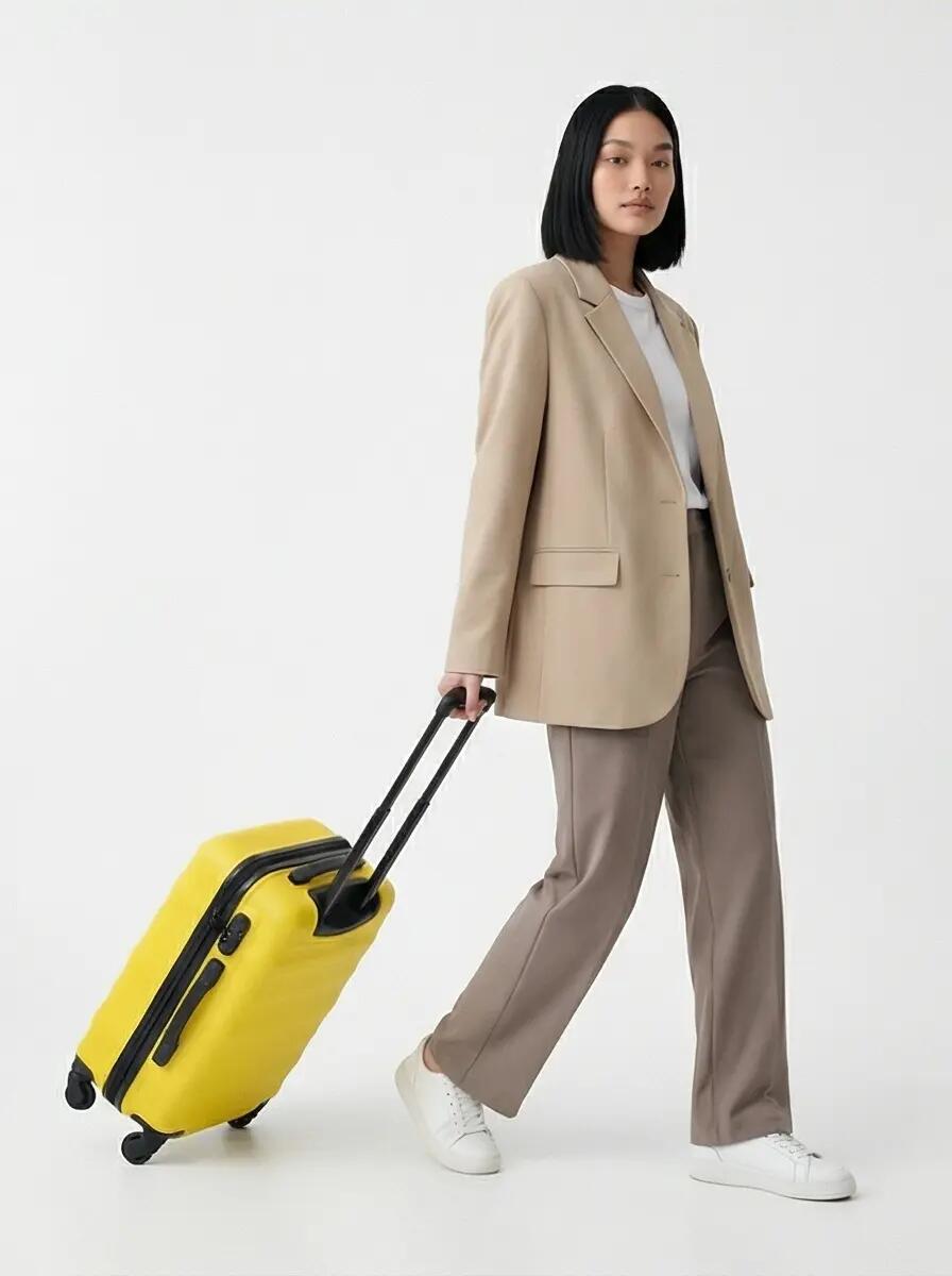 Valise cabine WINGS ABS+ VULTURE 20" Jaune 4/10