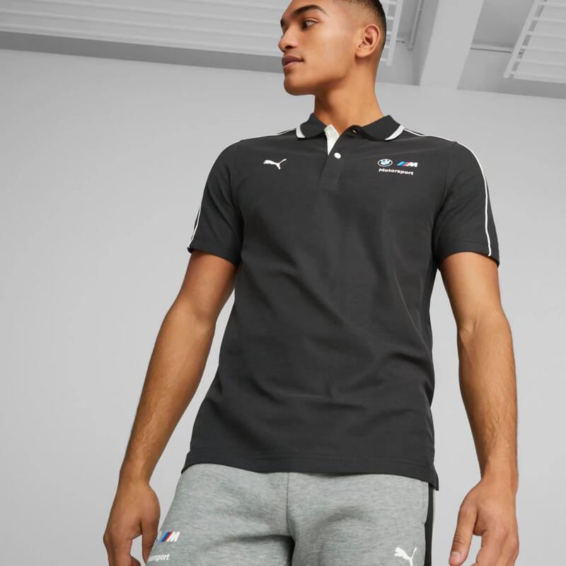 Tricou barbati Puma Bmw Polo, Negru