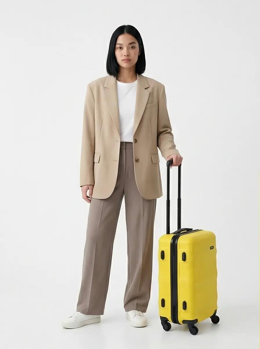 Valise cabine WINGS ABS+ VULTURE 20" Jaune 2/10