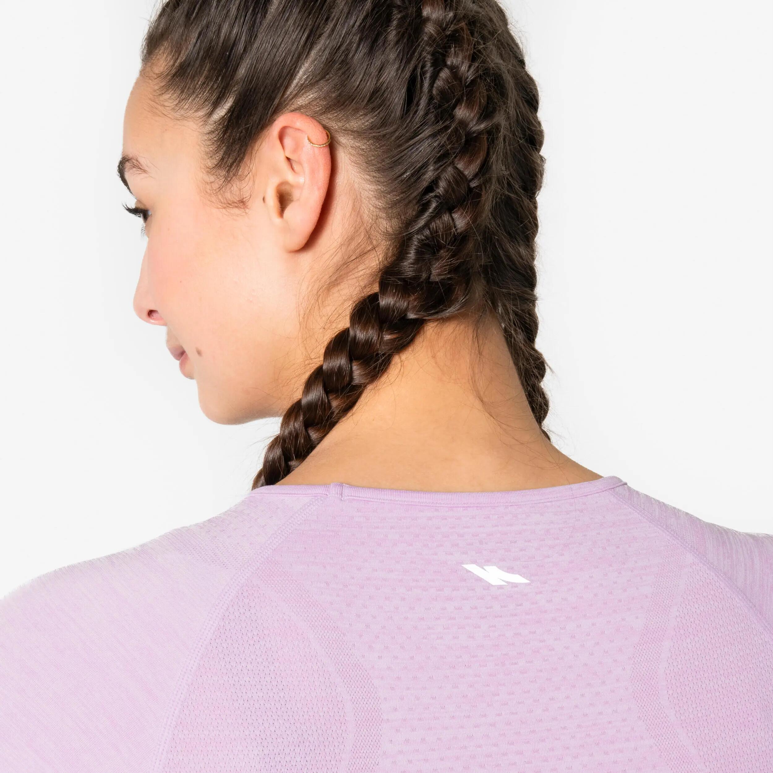 KIPRUN Damen Laufshirt mit langen Ärmeln, Run 500 lila 6/6