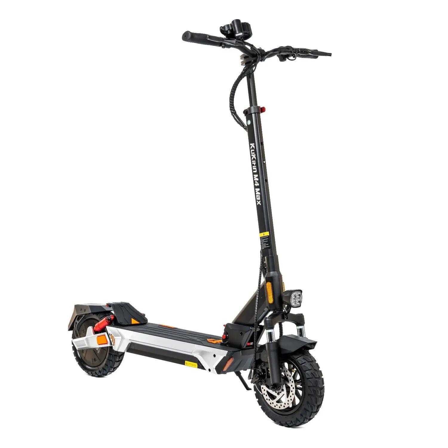 Scooter Elétrica KuKirin M4 Max 800W 48V18.2AH10" Preto Vermelho 3/5