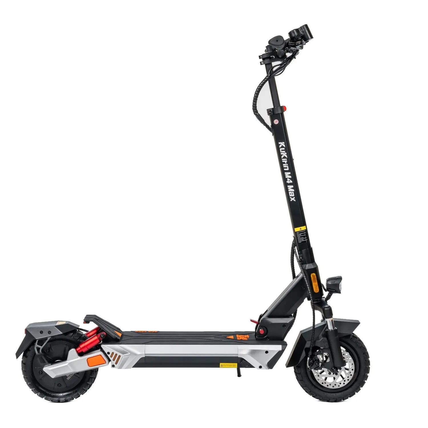 Scooter Elétrica KuKirin M4 Max 800W 48V18.2AH10" Preto Vermelho 2/5