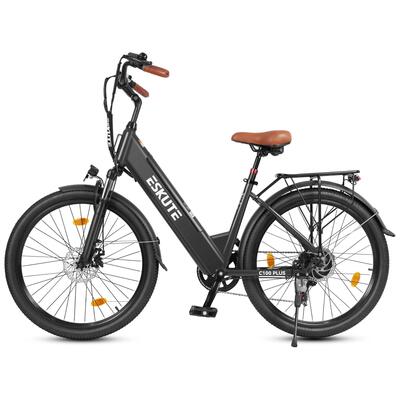 Elektrische fiets voor volwassenen eskute c100 plus batterij 36v 13ah