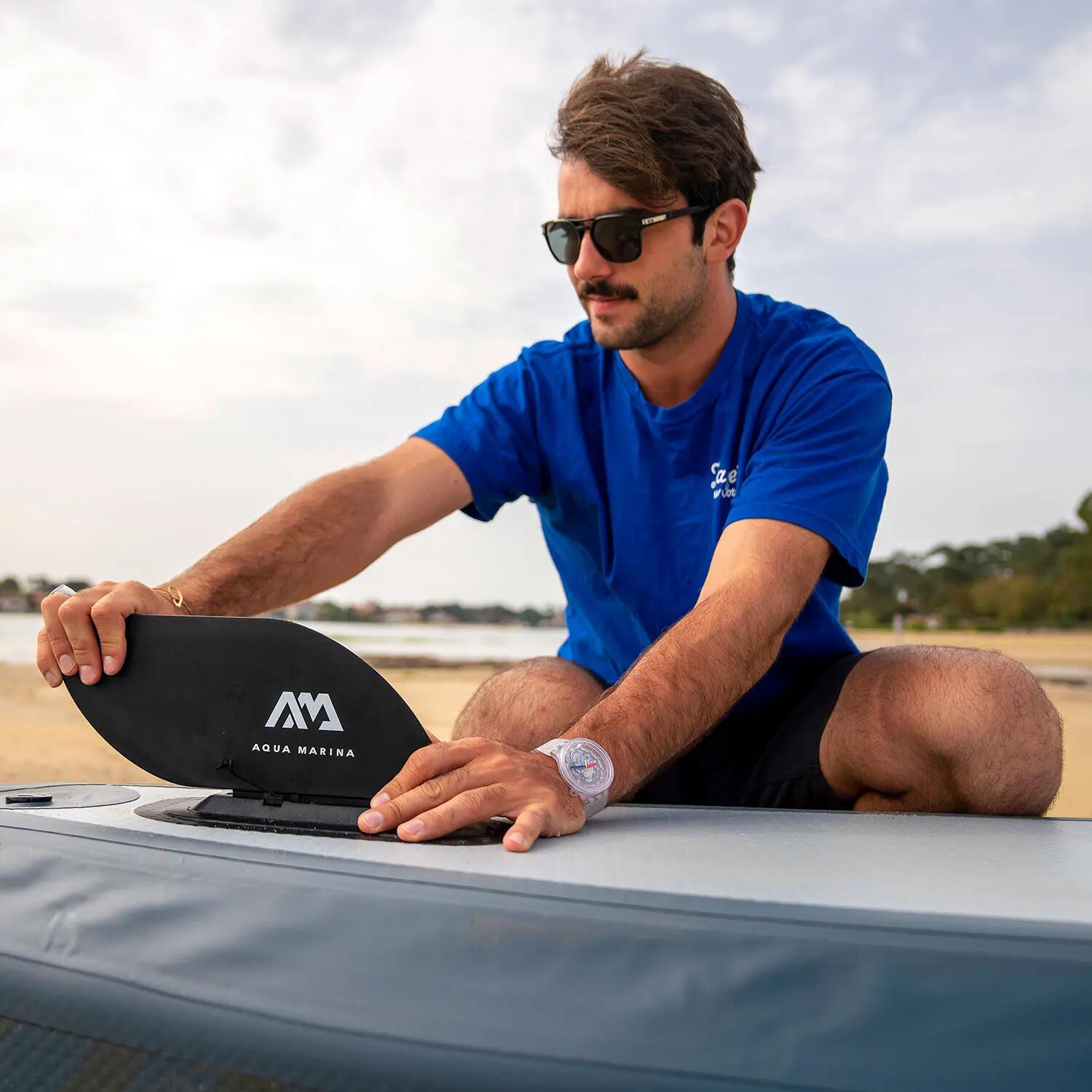 Kajak Aqua Marina Tomahawk Air-K375 375 CM + POMPKA EP-T16 + BOJKA DMUCHANA 7/13