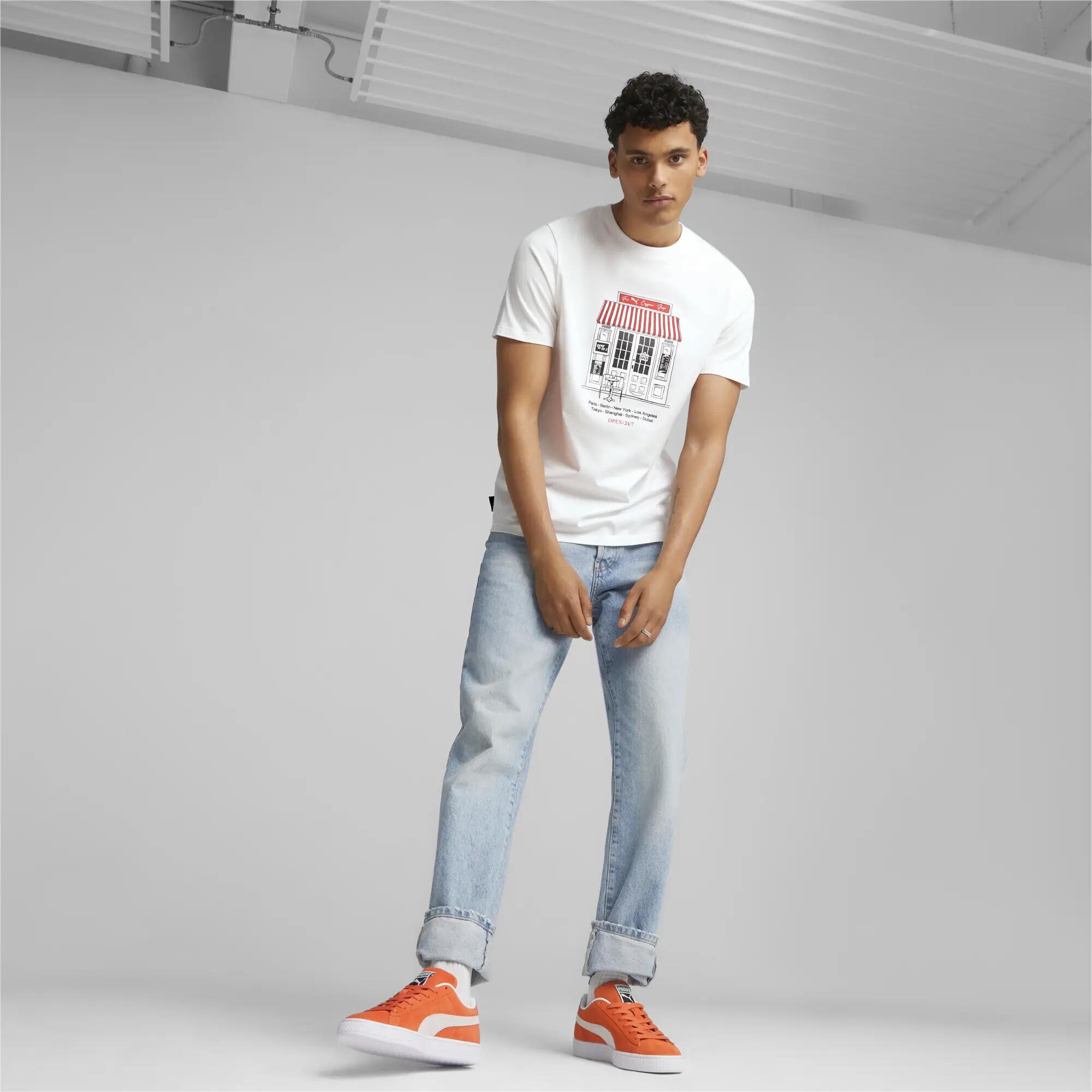 Tênis esportivo masculino Puma SUEDE CLASSIC XXI 8/8