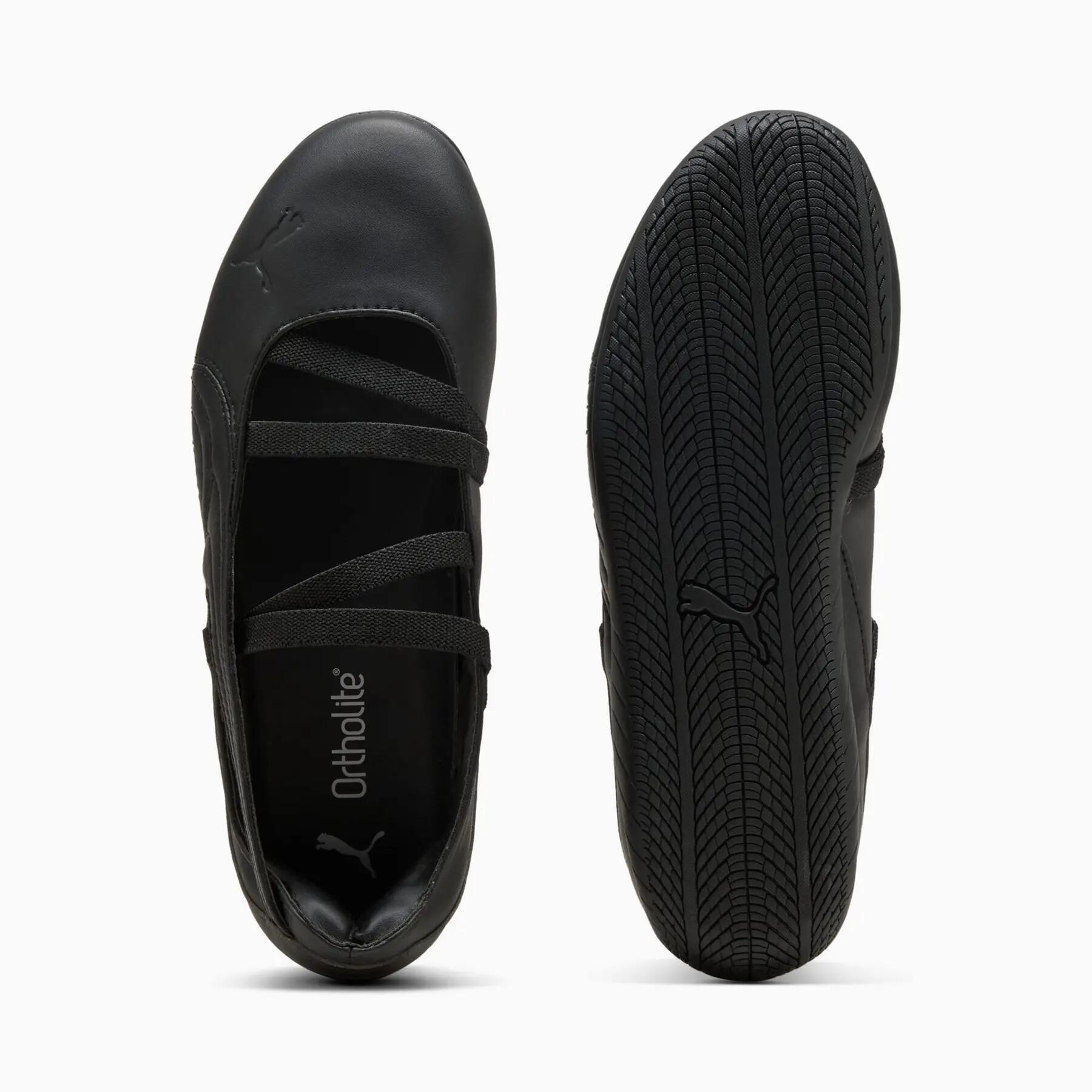 Sapatilhas de ballet femininas Puma SPEEDCAT pretas 40614401 tamanho 36 3/7