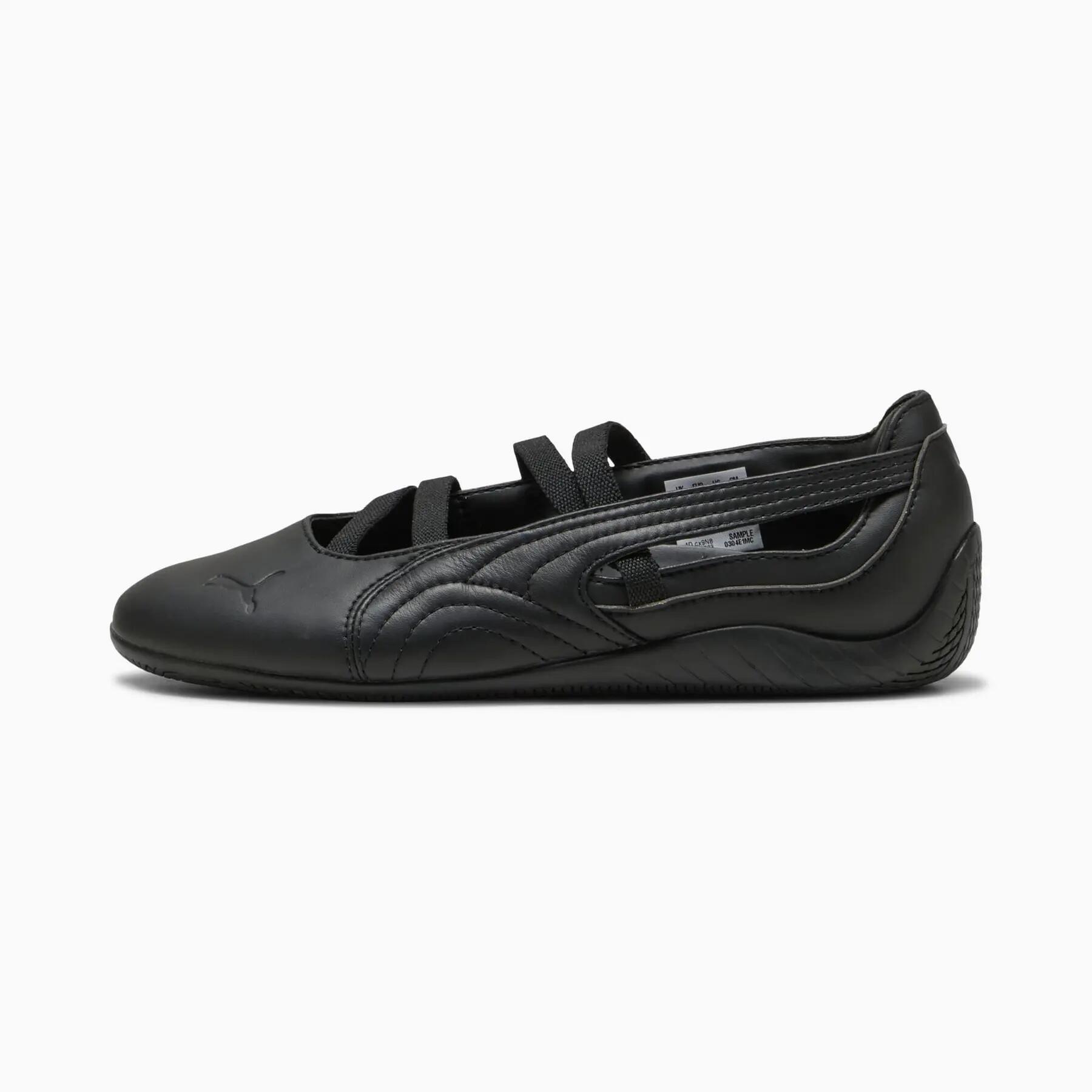 Sapatilhas de ballet femininas Puma SPEEDCAT pretas 40614401 tamanho 36 2/7