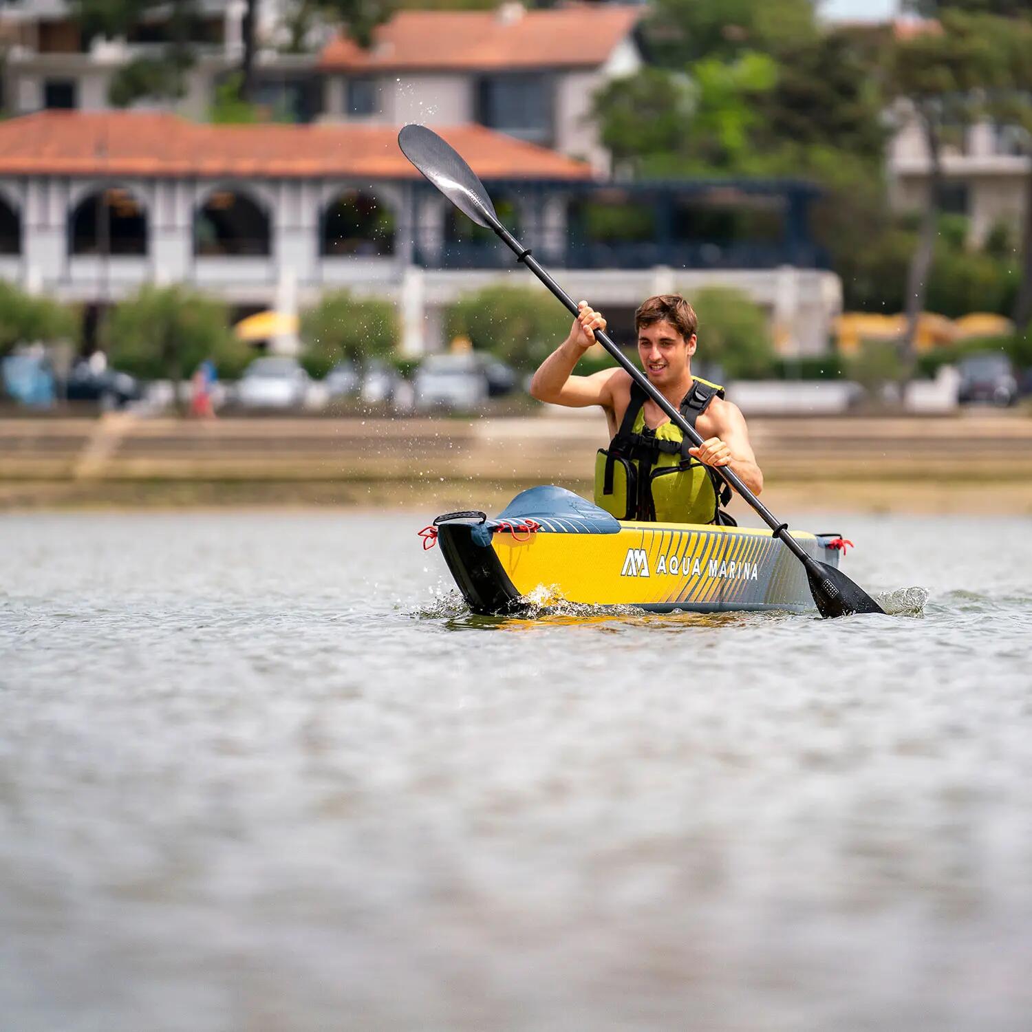 Kajak Aqua Marina Tomahawk Air-K375 375 CM + POMPKA EP-T16 + BOJKA DMUCHANA 12/13