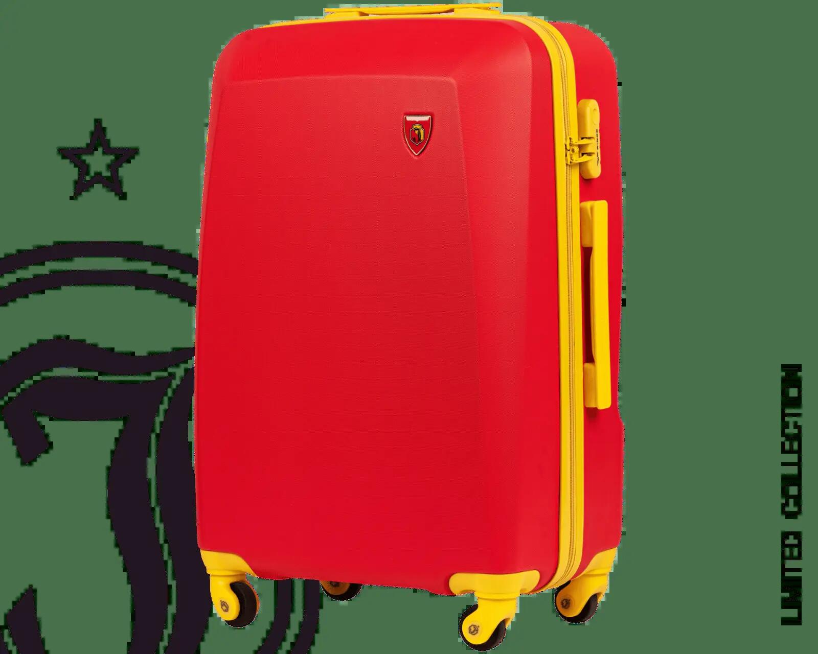Middelgrote koffer Wings x Jagiellonia 24" RED 2/10