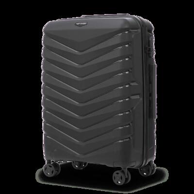 Wings phoenix 2.0 middelgrote koffer van polypropyleen, 24 inch, zwart
